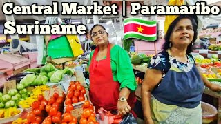 Surinames Largest Fish and Vegetable Bazaar  Paramaribo 🇸🇷 [upl. by Nnairam]