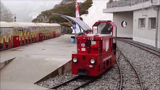 Amazing Swiss Narrow Gauge High in the Alps [upl. by Ttehc]