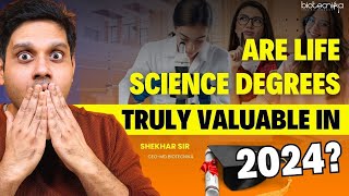 Are Life Science Degrees Truly Valuable in 2024 lifescience degree biotech education [upl. by Nilloc]