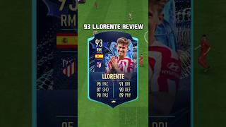 93 TOTS Llorente Review in FIFA 23 shorts short [upl. by Tyne53]