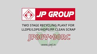 Two Stage Plastic Recycling  Ideal for LLDPELDPEHDPEPP Clean Scrap [upl. by Hermione]