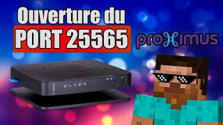 TUTO Ouvrir les ports de la bbox3 de Proximus pour Minecraft [upl. by Leoj975]