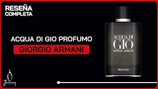 Acqua di Gio Profumo de Giorgio Armani  Reseña Completa [upl. by Joshia816]