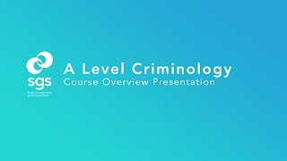 Criminology Course Overview Presentation [upl. by Andrew]