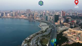 BEAUTIFUL AFRICAN CITY DISCOVERY OF LUANDA CAPITAL OF ANGOLA AERIAL VIEWS BEACH VIEWS NOT ON TV [upl. by Ecyoj96]