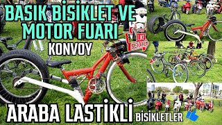 BASIK BISIKLET FUARI VE MODIFIYELI MOTORLARLA 1 GÜN BİKE35 FUAR 🔰 KONVOY ARABALASTIKLI BASIK [upl. by Alisen951]