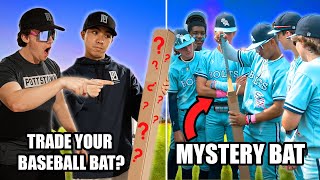 We Asked TOP RANKED PLAYERS to TRADE Their Baseball Bat For a MYSTERY BOX [upl. by Ahseiuqal346]