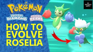 How to Evolve Roselia in Pokemon Brilliant Diamond amp Shining Pearl [upl. by Aivizt]