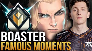 BOASTERS MOST FAMOUS MOMENTS  Valorant Montage [upl. by Sherlocke]