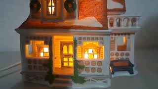 Department 56 New England Village Series Bobwhite Cottage Christmas House [upl. by Rowen]