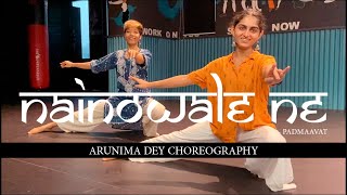 Nainowale Ne  Padmaavat  Neeti Mohan  Arunima Dey Choreography [upl. by Hteik674]