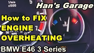 BMW E46 330i Engine OVER HEATING AGAIN [upl. by Crisey]