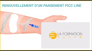 Renouvellement pansement Picc Line [upl. by Ecnadnac572]