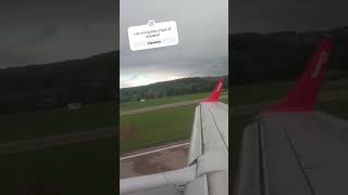 LANDING AT ZURICH RWY 28 ✈️ aviation automobile swissair swissairlines switzerland zurich [upl. by Ertha280]