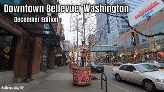 Downtown Bellevue Washington 4k Walking Tour [upl. by Ihcas539]