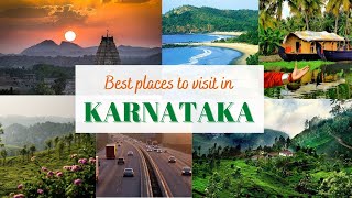 Top 5 Best Tourist Places in Karnataka  Famous places in Karnataka [upl. by Nnylak]