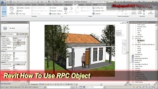 Revit Insert RPC Object Tree People Tutorial [upl. by Aydne]