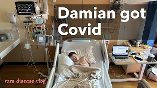 Hospitalized from Covid  🤒  rare disease vlog [upl. by Supat181]