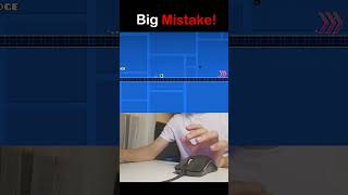 Cube Trap Big Mistake in Geometry Dash 😱 [upl. by Tallie559]