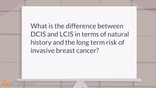 What is the difference between DCIS and LCIS [upl. by Saxe]