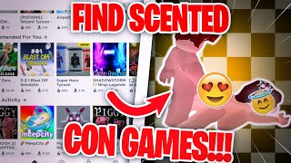 WORKING Oders and Scented Con Games  How to find them in Roblox 2021 [upl. by Icyak392]