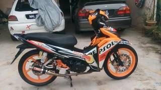 HONDA WAVE DASH 110 REPSOL MODIFIED RacingBoy CJ Ipoh [upl. by Arhsub]