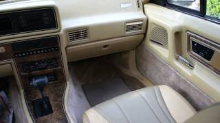 1984 Lincoln Mark 7 V11 Bill Blass Edition 2 Owner [upl. by Aitnahc532]