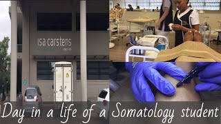 DAY IN A LIFE OF A SOMATOLOGY STUDENT  EPILATION  SOUTH AFRICAN YOUTUBER  VLOG1 [upl. by Ennoirb]