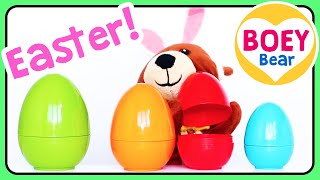 EASTER for TODDLERS amp BABIES  Easter Videos amp Songs  Easter Egg Videos for Toddlers  Boey Bear [upl. by Fonseca]