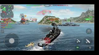 Gameplay Force of Warships 91 [upl. by Aikam]