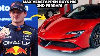 Max Verstappen buys a Ferrari SF90 Stradale Assetto Fiorano in Monte Carlo [upl. by Tutankhamen276]