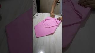 Towel method of folding design like hotel😱👌 [upl. by Carpet634]