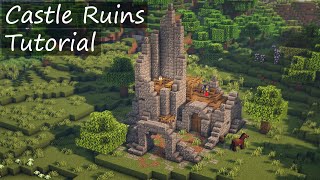 Minecraft  Castle Ruins Tutorial [upl. by Noleta]