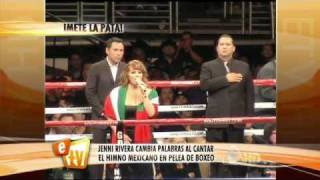 Jenni cantó mal el Himno Nacional Mexicano [upl. by Hallagan]