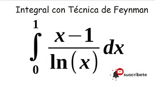 Integral Usando la Técnica de Feynman [upl. by Nanon388]