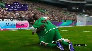 SPA VS BET PES 2021 GAMEPLAY [upl. by Buchbinder810]