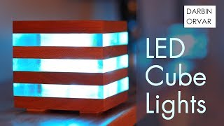 LED Acrylic amp Wood Cube Lights [upl. by Gui]