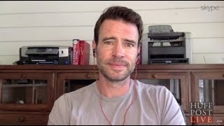 Scott Foley Interview Making Out With Pregnant Kerry Washington [upl. by Ailahs]