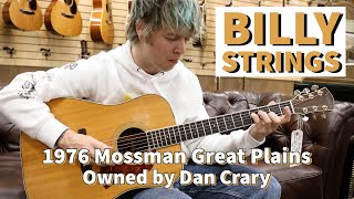 Billy Strings playing a 1976 Mossman Great Plains Owned by Dan Crary at Normans Rare Guitars [upl. by Atis]