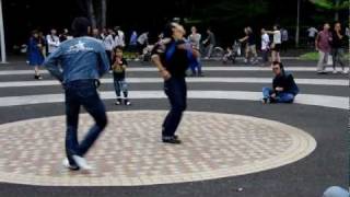 Elvis  Rockabillies dancing in Yoyogi Park in Tokyo [upl. by Gebler]