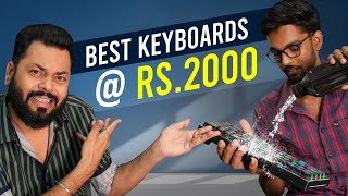 Top 5 Best Mechanical Keyboards Under ₹2000 😯 [upl. by Pietrek992]