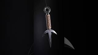 Naruto Minato Kunai made in 3D using Blender naruto kunai blender b3d 3d [upl. by Laroy296]