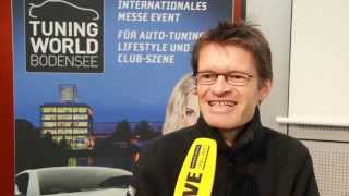 Messechef Klaus Wellmann zur Tuning World Bodensee 2014 in Friedrichshafen [upl. by Kaliope65]