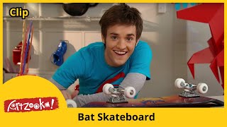 Artzooka – Halloween Crafts for Kids – Bat Skateboard [upl. by Yrallih942]