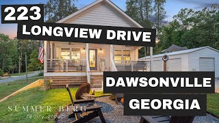 223 Longview Drive Dawonsonville GA Your Lake life awaits [upl. by Assenev]