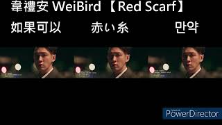 WeiBird【Red Scarf】ChineseJapaneseKorean song comparison [upl. by Woodall893]