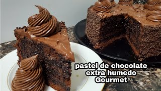 Pastel de Chocolate extra humedo tipo gourmet [upl. by Mychal]