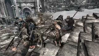 Skyrim Battles  Nord Army vs Orc Army 22 [upl. by Ihdin366]