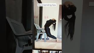 Back bending technique to improve your flexibility [upl. by Atinej]