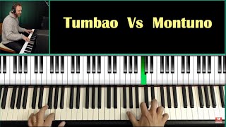 Tumbao Vs Montuno  Latin Piano Lesson  How To Play 2 Roles With Both Hands [upl. by Orsay]